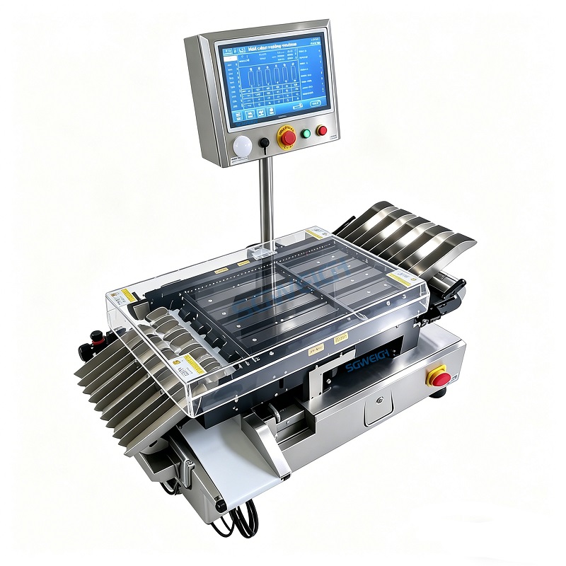 High precision 5-lane online checkweigher