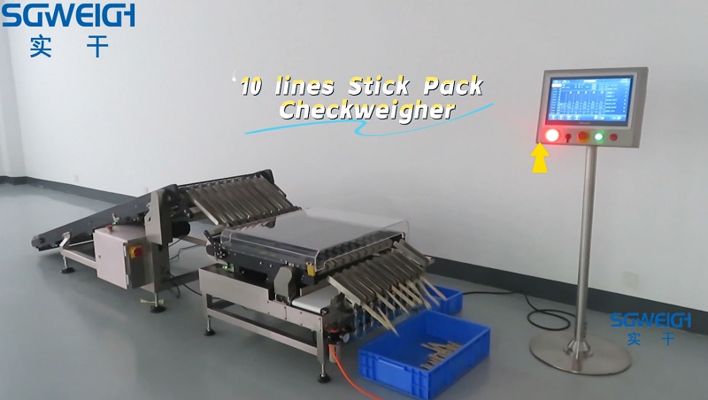 Stick Pack 10 Lane Check Weigher